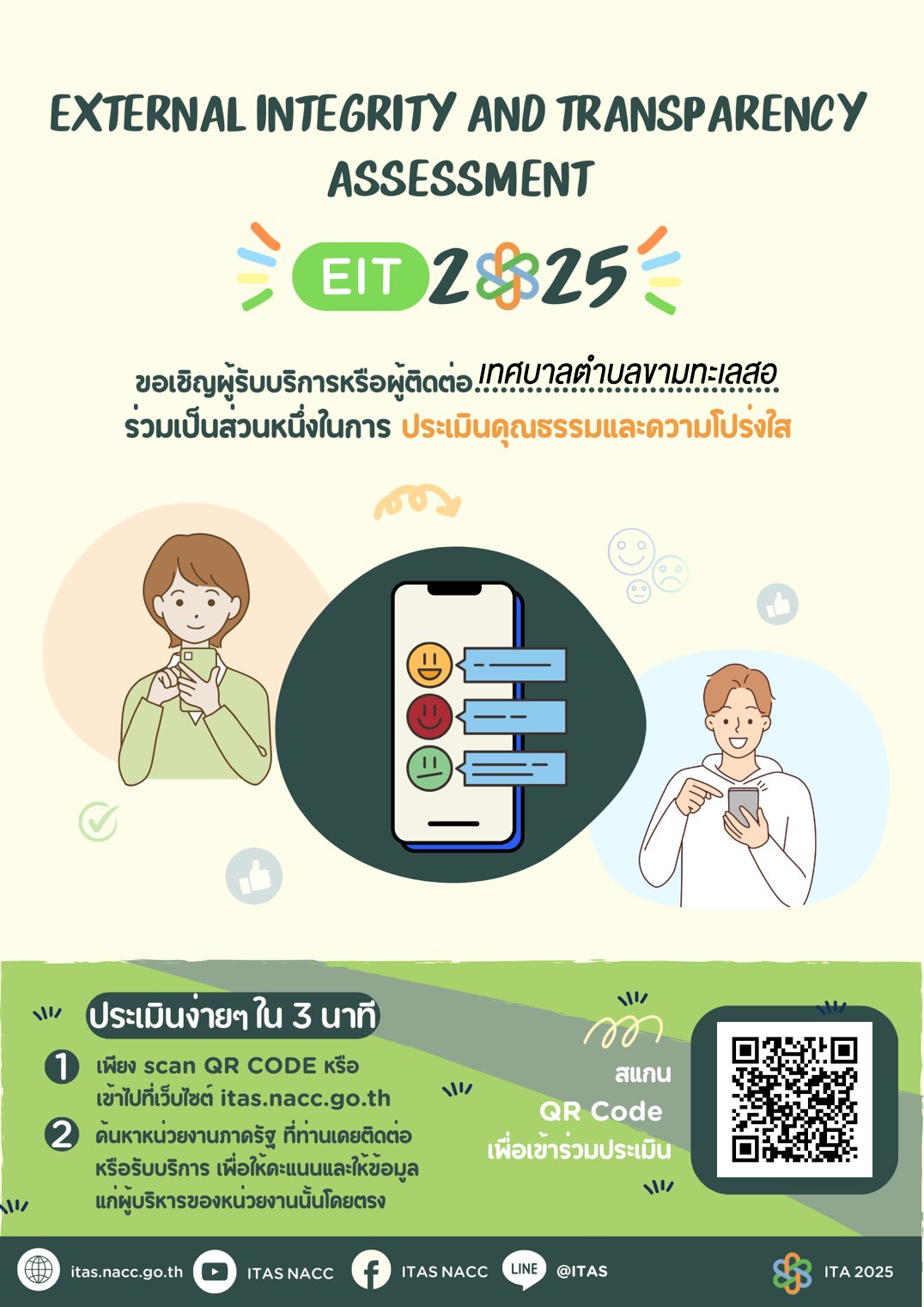 ช่องทางการตอบ